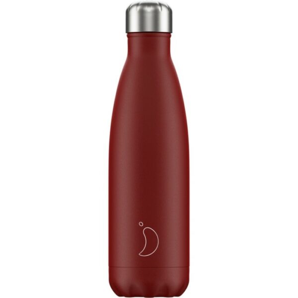 Chilly's bottle 500ml rosso opaco